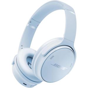 imageBose QuietComfort Headphones  Wireless Bluetooth Headphones Active Over Ear Noise Cancelling and Mic USBC Charging Deep Bass Up to 24 Hours of Playtime Ice Blue  Limited Edition Color