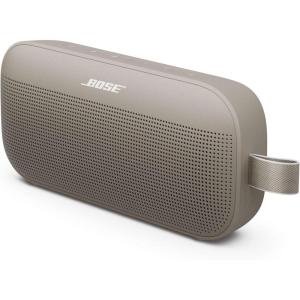 imageBose SoundLink Flex Bluetooth Speaker 2nd Gen  Portable Outdoor Speaker with HiFi Audio Waterproof and Dustproof USBC Up to 12 Hours Battery Life Fog Grey  Limited Edition ColorSandstone