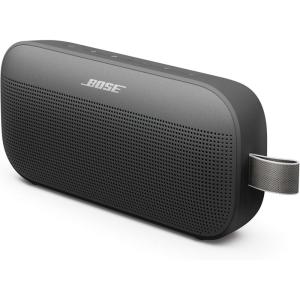imageBose SoundLink Flex Bluetooth Speaker 2nd Gen  Portable Outdoor Speaker with HiFi Audio Waterproof and Dustproof USBC Up to 12 Hours Battery Life Fog Grey  Limited Edition ColorBlack