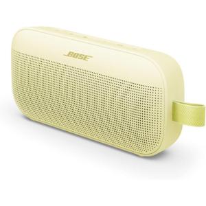 imageBose SoundLink Flex Bluetooth Speaker 2nd Gen  Portable Outdoor Speaker with HiFi Audio Waterproof and Dustproof USBC Up to 12 Hours Battery Life Fog Grey  Limited Edition ColorCitrus Yellow