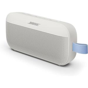 imageBose SoundLink Flex Bluetooth Speaker 2nd Gen  Portable Outdoor Speaker with HiFi Audio Waterproof and Dustproof USBC Up to 12 Hours Battery Life Sunset Peach  Limited Edition ColorFog Grey