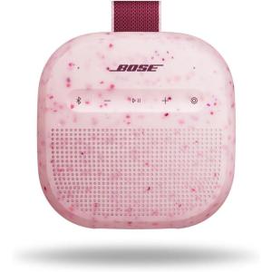 imageBose SoundLink Micro Portable Bluetooth Speaker 2nd Gen Wireless Outdoor Speaker Up to 12 Hours Battery Life Waterproof and Dustproof Sunset Peach  Limited Edition ColorPetal Pink